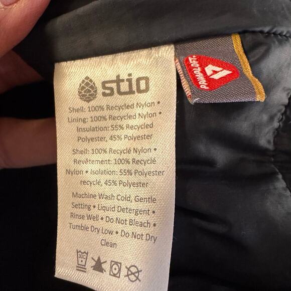 Stio Azura Insulated Vest Black PrimaLoft Quilted Full Zip Women's Size Small - Picture 7 of 7